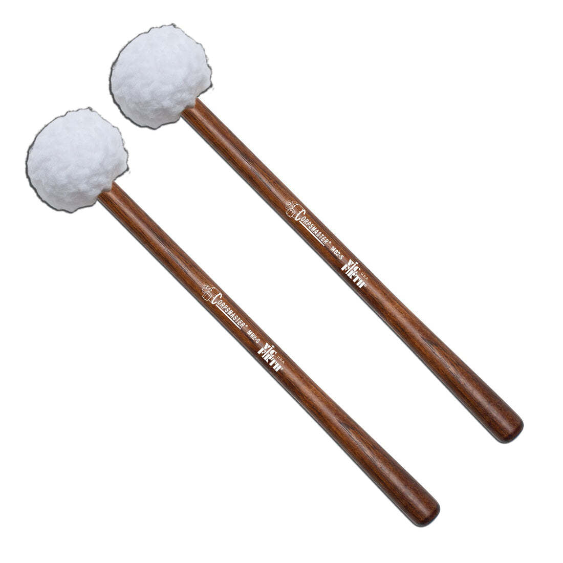 Vic Firth MB2S 22-26" Corpsmaster Soft Marching Bass Drum Mallets Medium