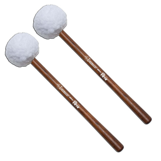 Vic Firth MB4S - 28-30" Corpsmaster Soft Marching Bass Drum Mallets - Extra Large