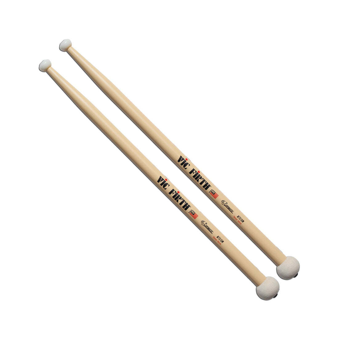 Vic Firth MTS1SW Corpsmaster Multi-Tenor MTS1 Swizzle Mallet Sticks
