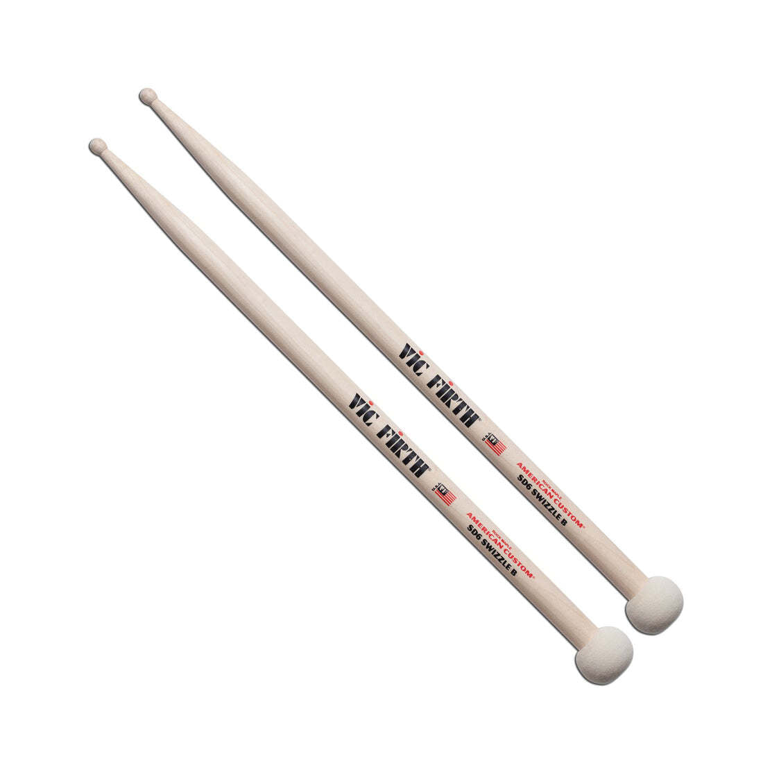 Vic Firth SD6 American Custom Swizzle Bolero Mallet Sticks