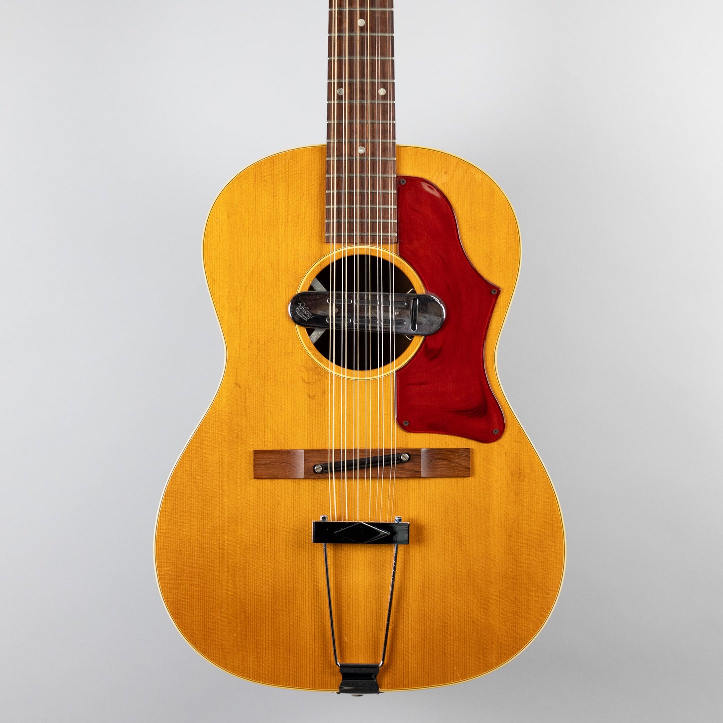 Vintage Gibson B-25-12 12-String Acoustic Guitar with DeArmond Magnetic Pickup