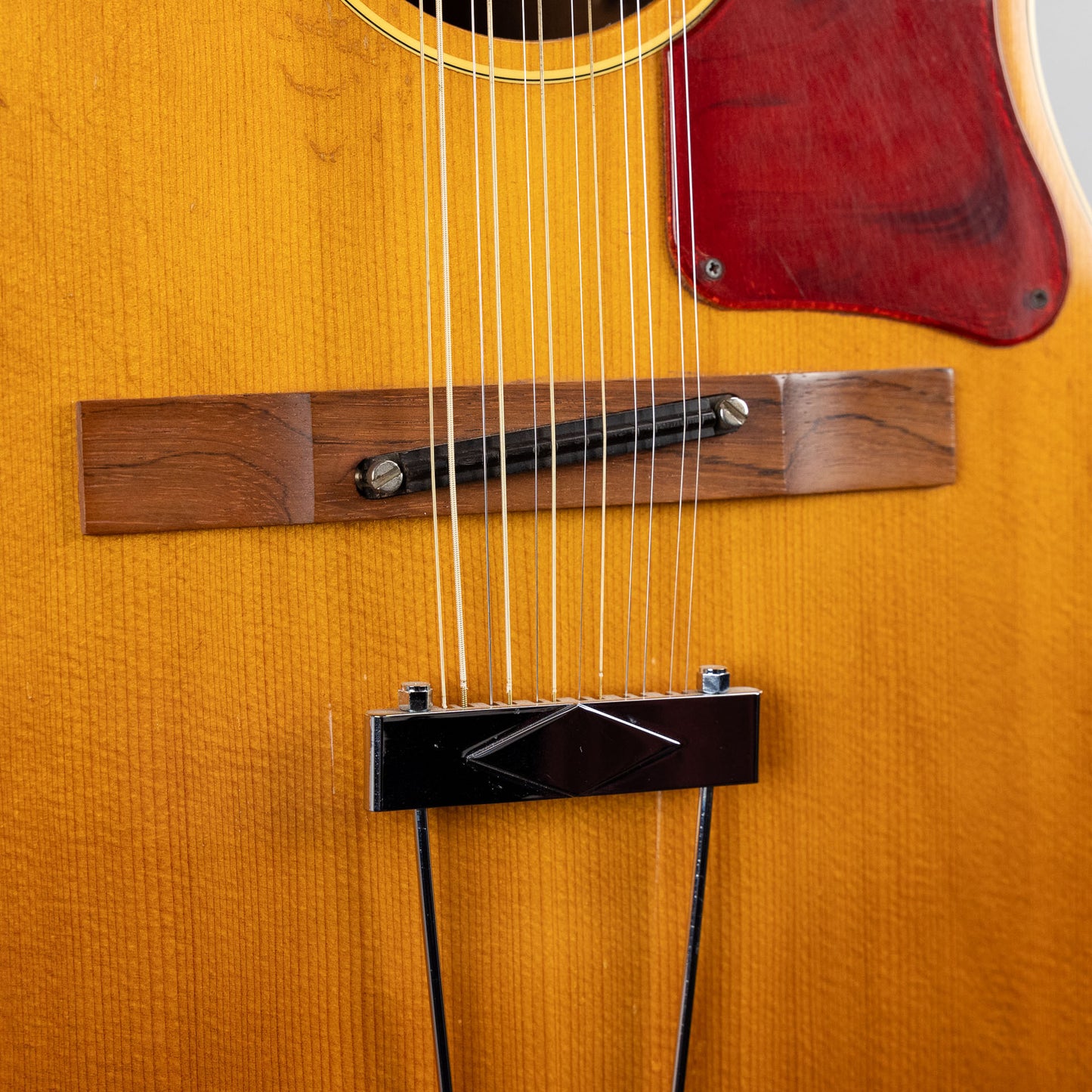 Vintage Gibson B-25-12 12-String Acoustic Guitar with DeArmond Magnetic Pickup