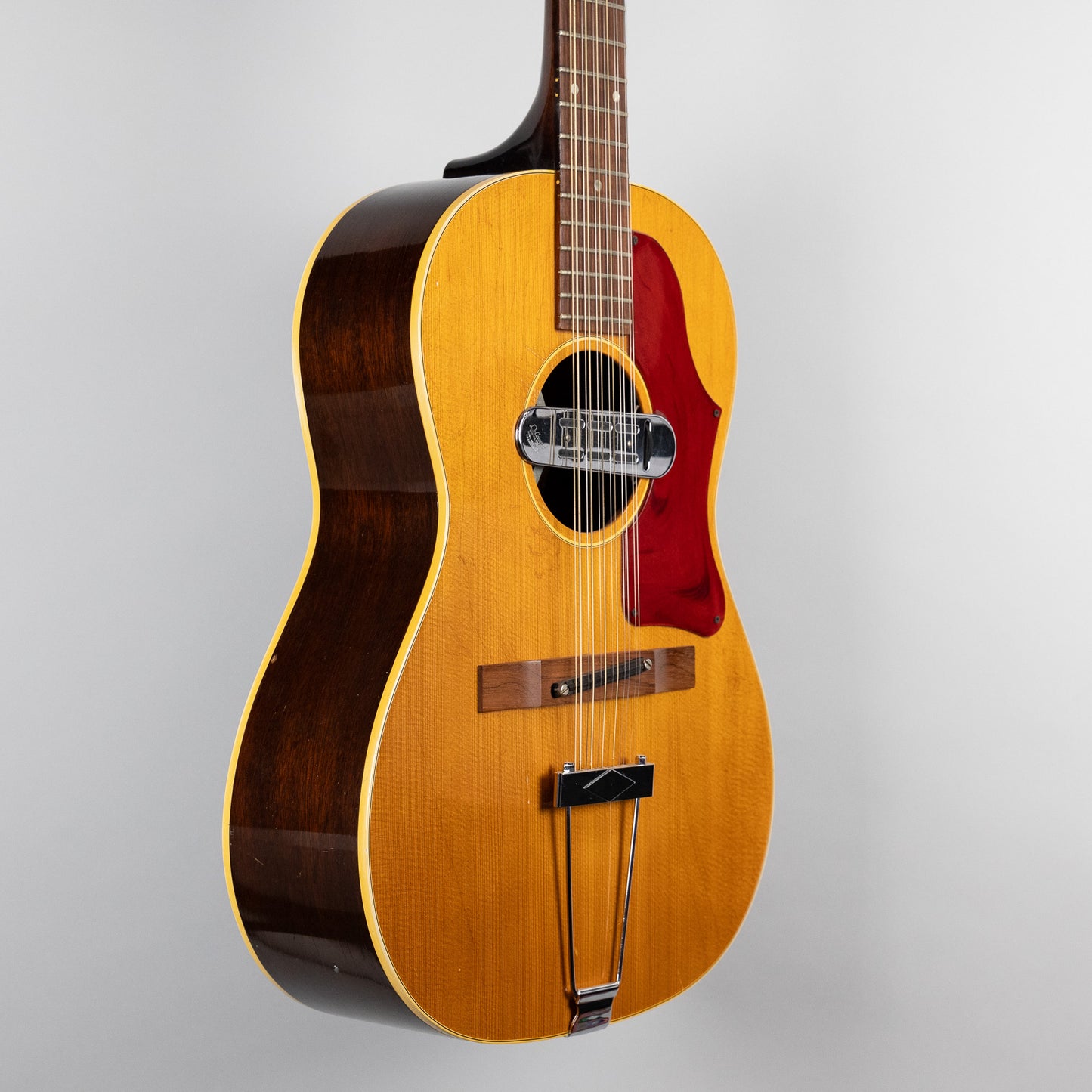 Vintage Gibson B-25-12 12-String Acoustic Guitar with DeArmond Magnetic Pickup