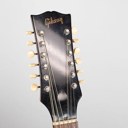 Vintage Gibson B-25-12 12-String Acoustic Guitar with DeArmond Magnetic Pickup
