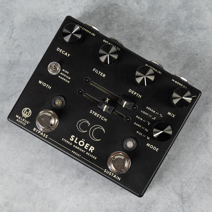 Walrus Audio Slöer Ambient Reverb, Black