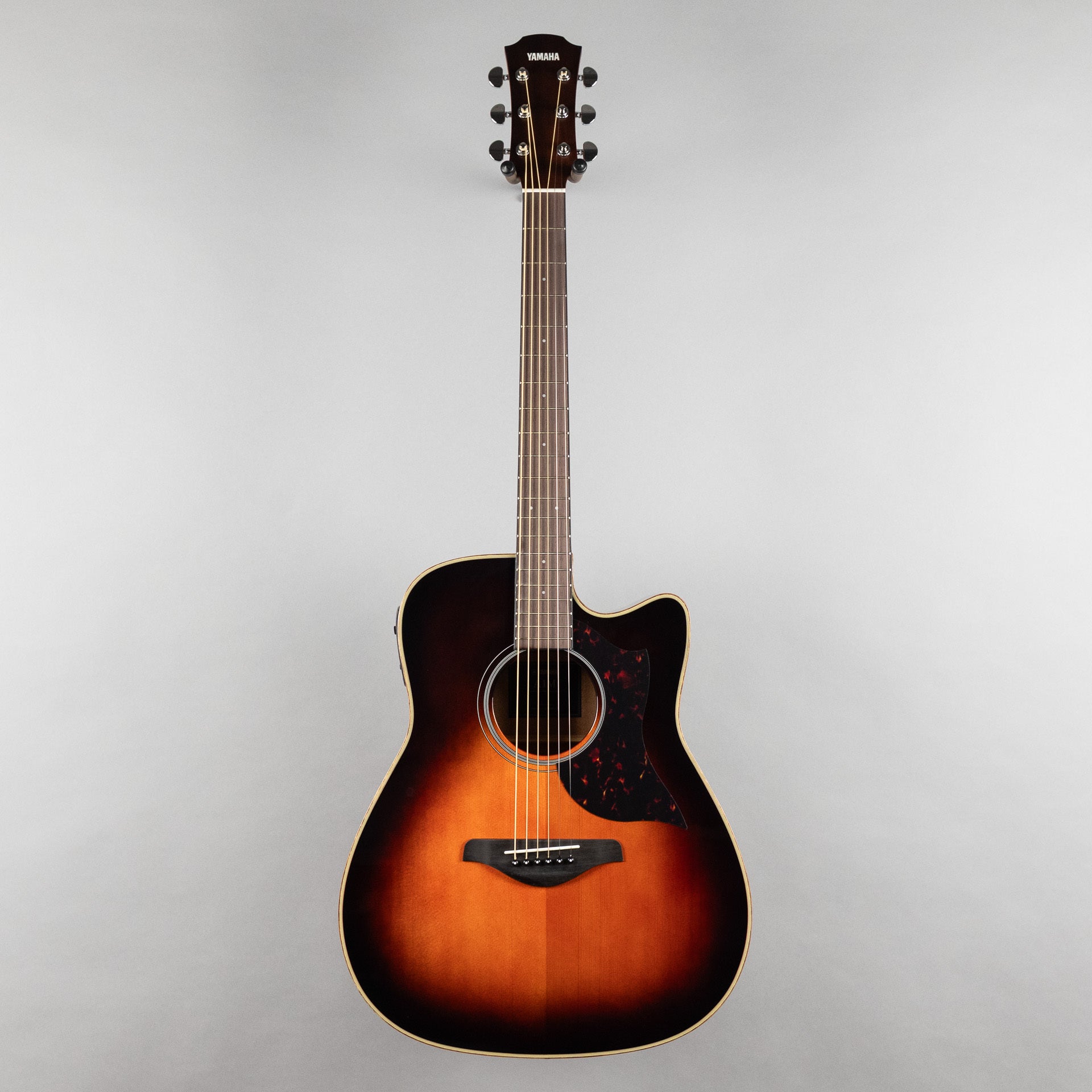 Yamaha A1M A Series Acoustic/Electric Guitar, Tobacco Brown