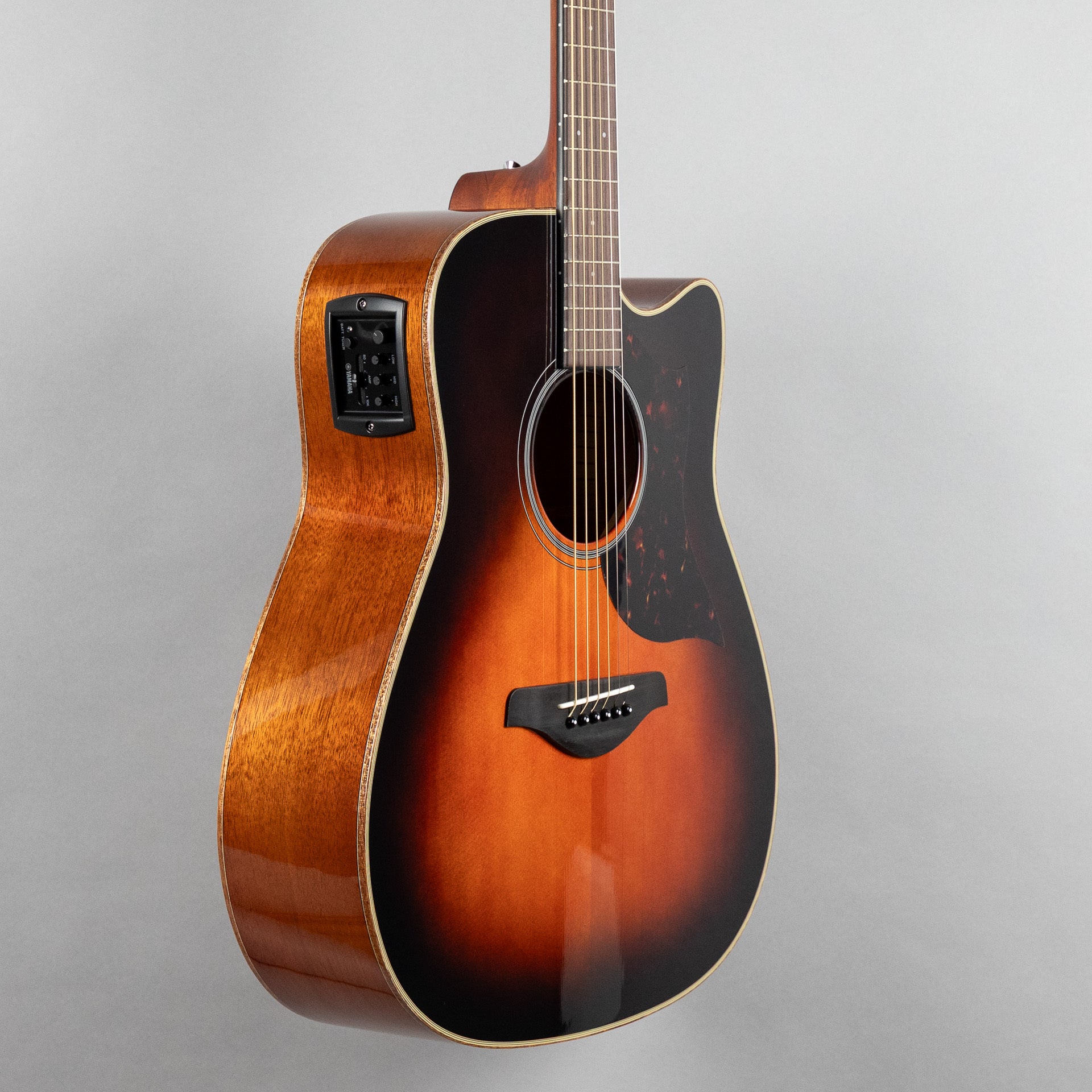 Yamaha A1M A Series Acoustic/Electric Guitar, Tobacco Brown Sunburst