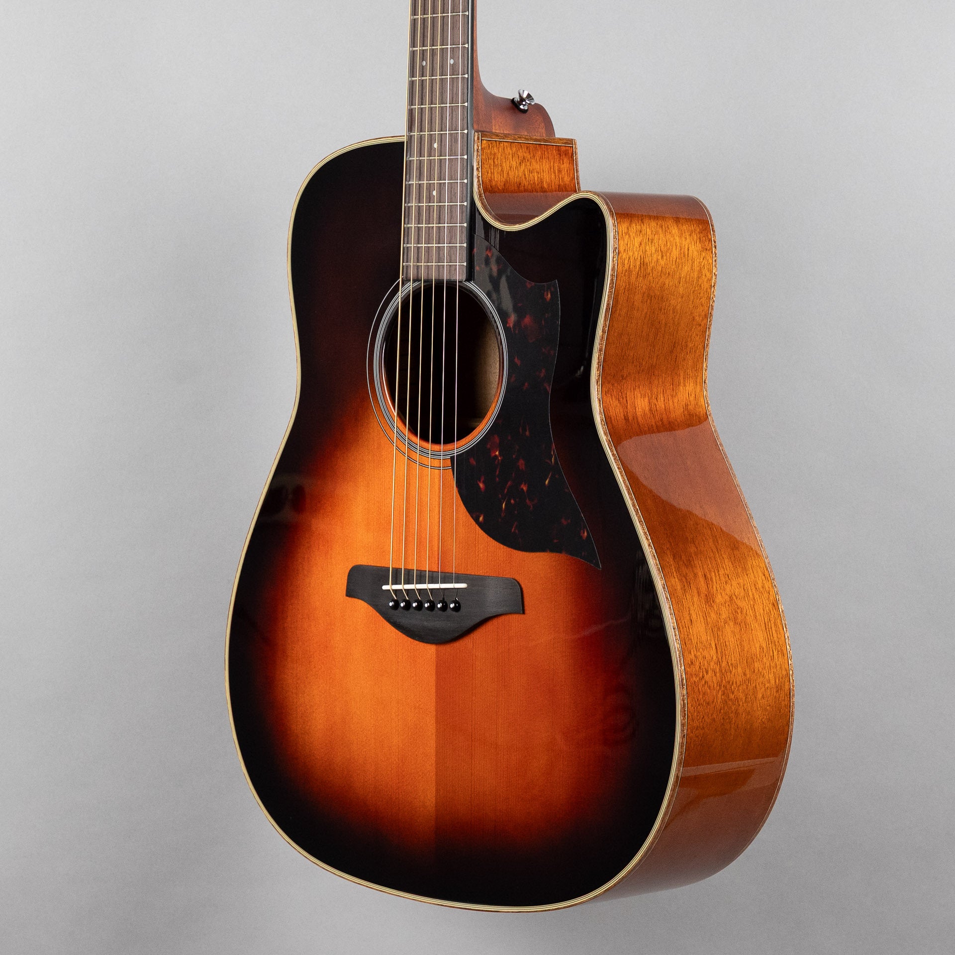 Yamaha A1M A Series Acoustic/Electric Guitar, Tobacco Brown Sunburst