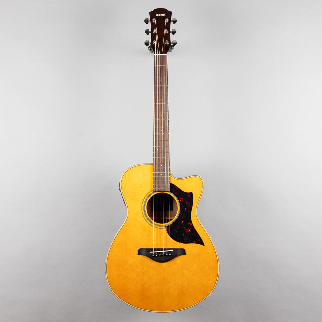 Yamaha AC1M Small Body Cutaway Acoustic/Electric Guitar, Vintage Natural