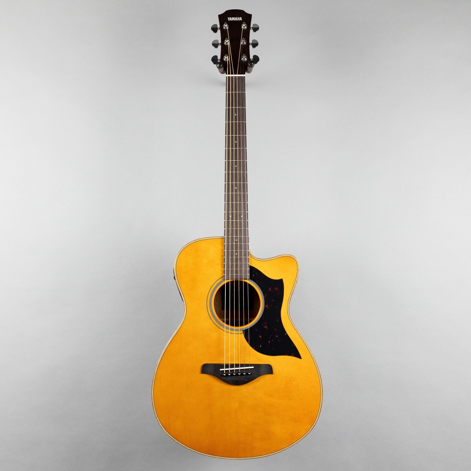 Yamaha AC1M Small Body Cutaway Acoustic/Electric Guitar, Vintage Natural