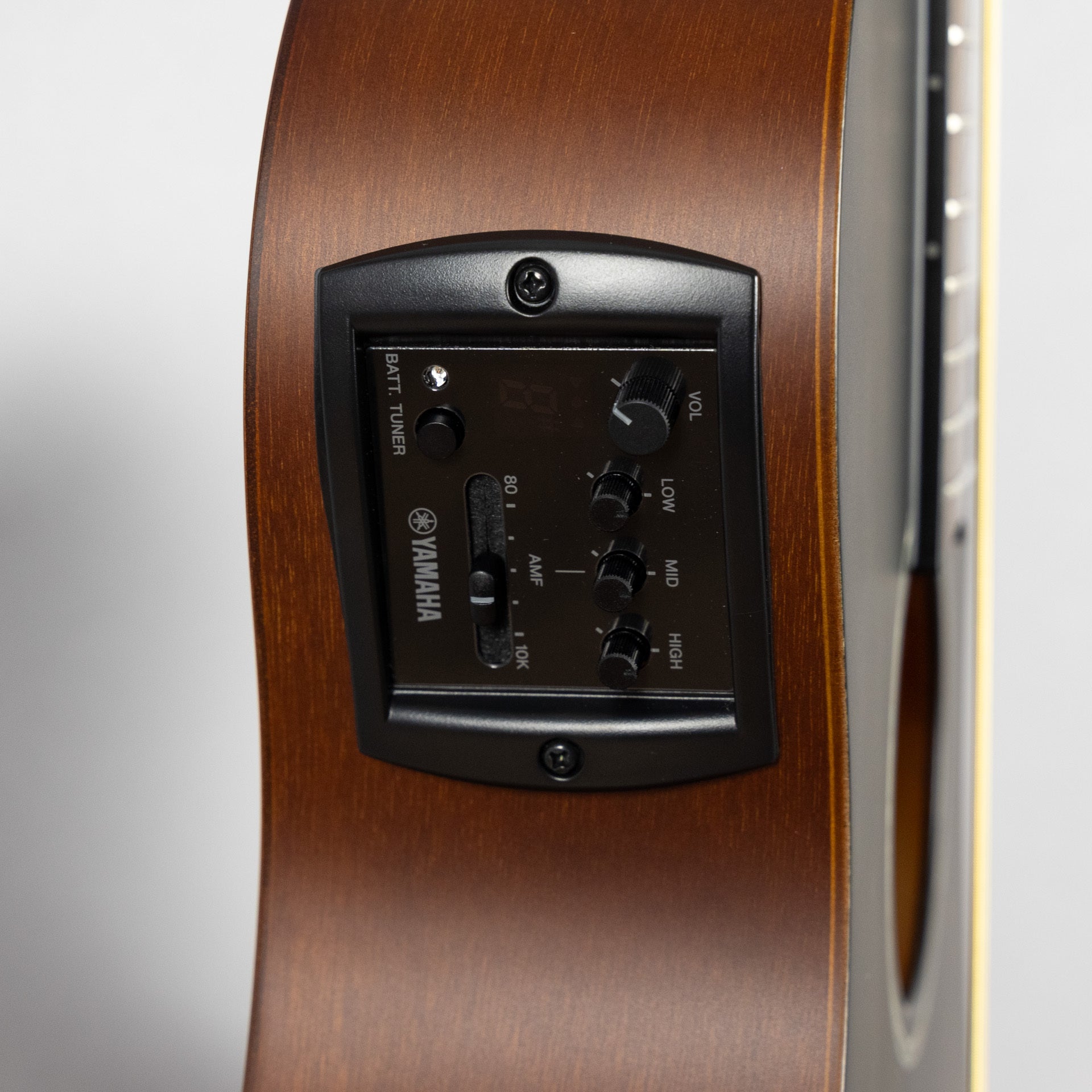 Yamaha APX600M Thinline Acoustic Guitar, Smokey Black (Matte)