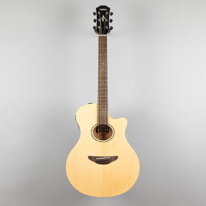 Yamaha APX600M Thinline Cutaway Acoustic Guitar, Natural Satin