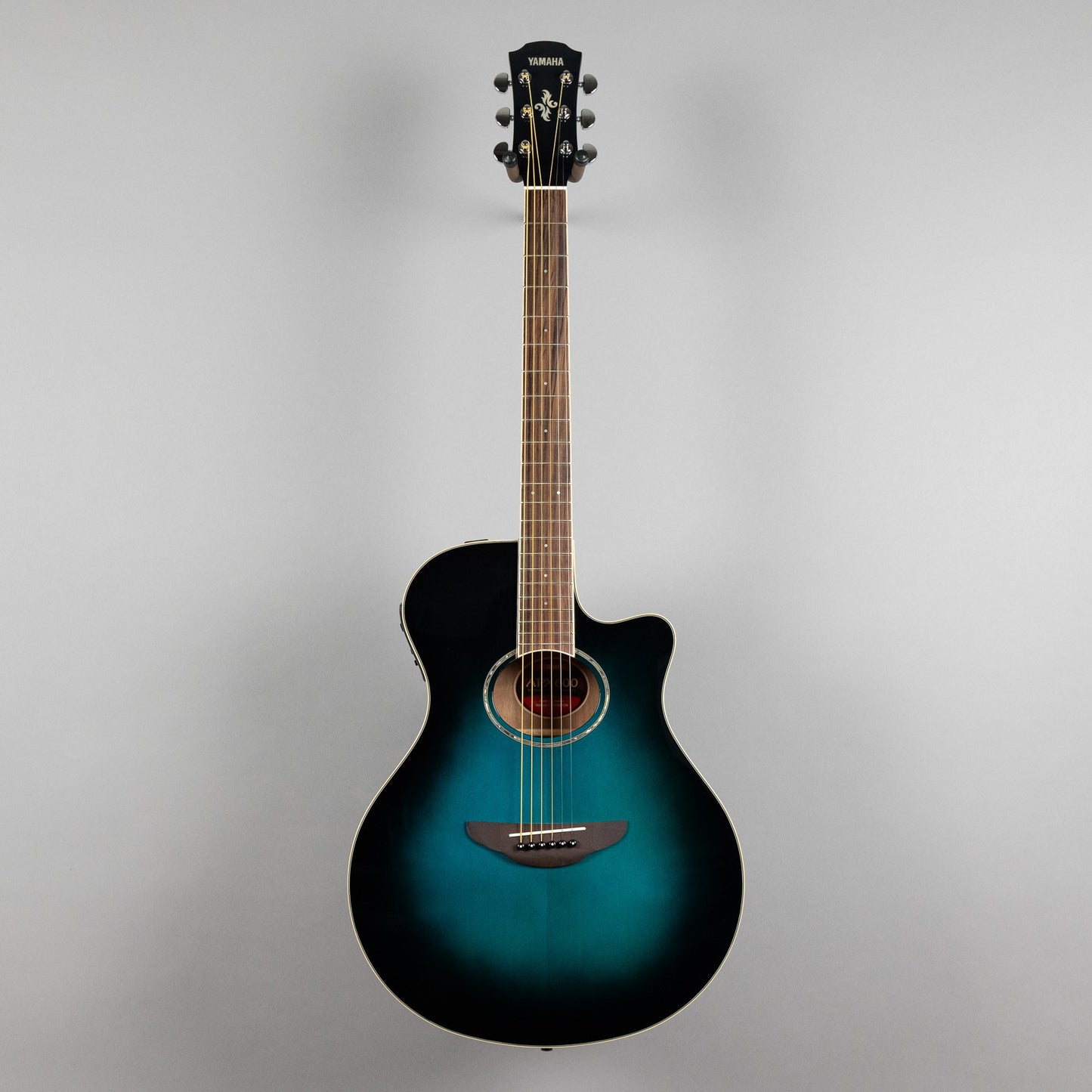 Yamaha APX600 Thinline Cutaway Acoustic Guitar in Oriental Blue Burst