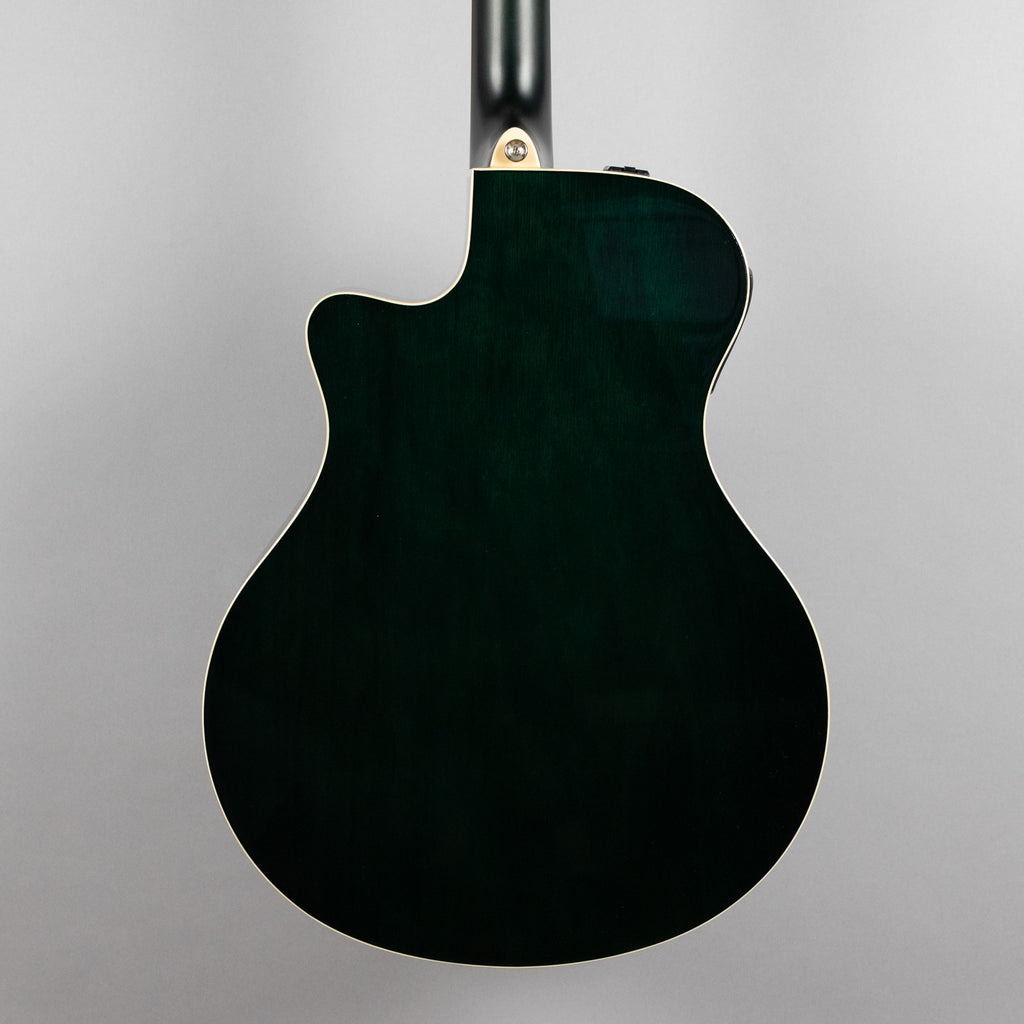 Yamaha APX600 Thinline Cutaway Acoustic Guitar in Oriental Blue Burst