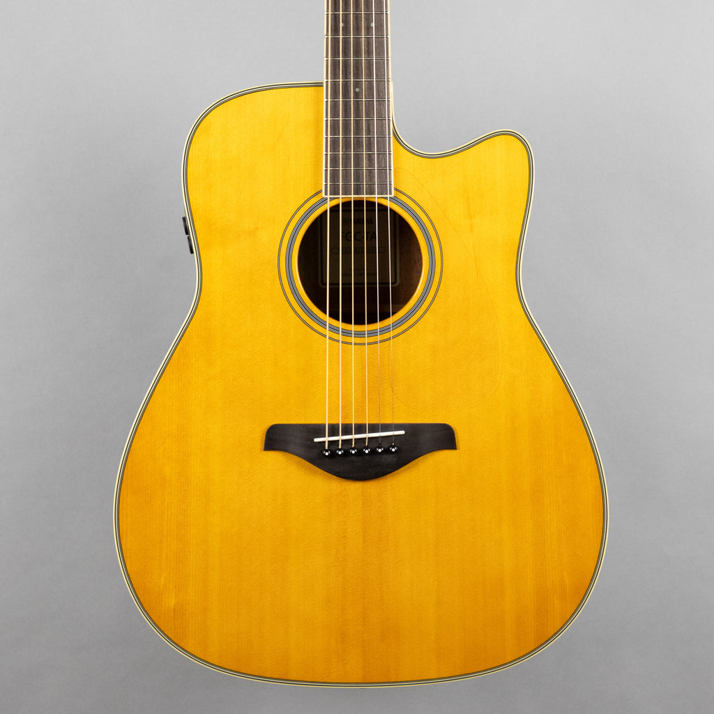 Yamaha FGC-TA TransAcoustic Guitar, Vintage Tint