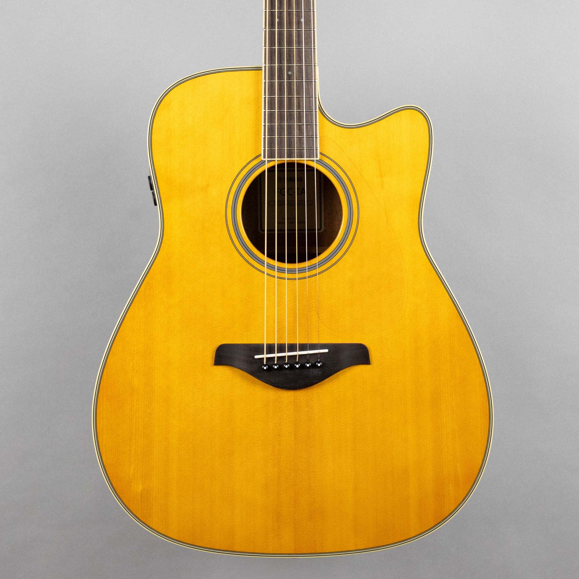 Yamaha FGC-TA TransAcoustic Guitar, Vintage Tint