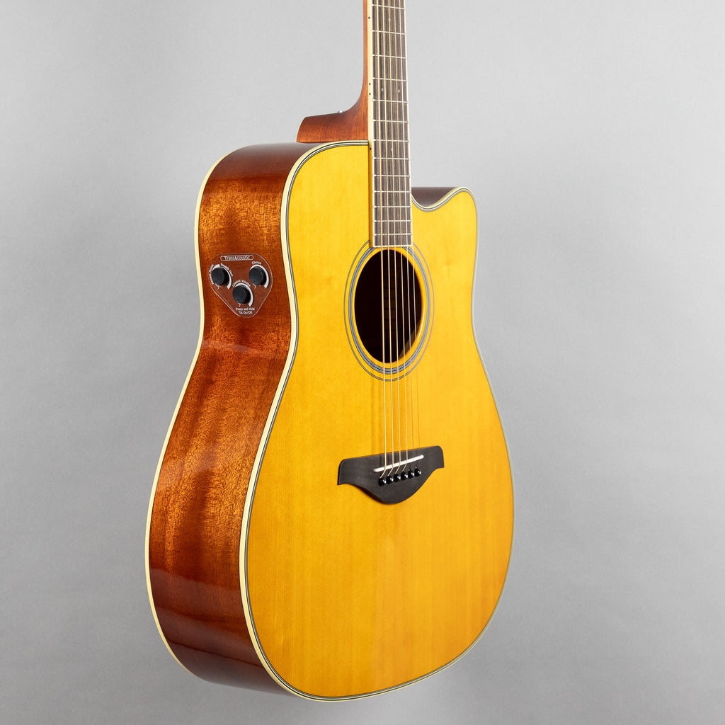 Yamaha FGC-TA TransAcoustic Guitar, Vintage Tint