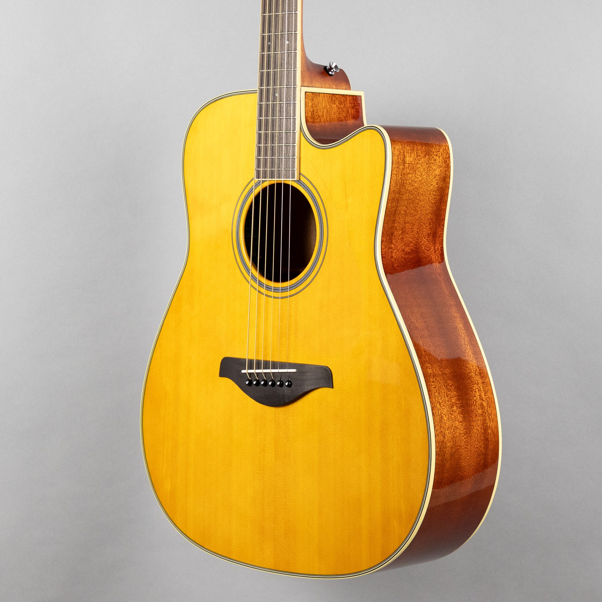 Yamaha FGC-TA TransAcoustic Guitar, Vintage Tint