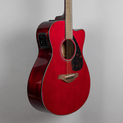Yamaha FSX800C Acoustic Guitar in Ruby Red