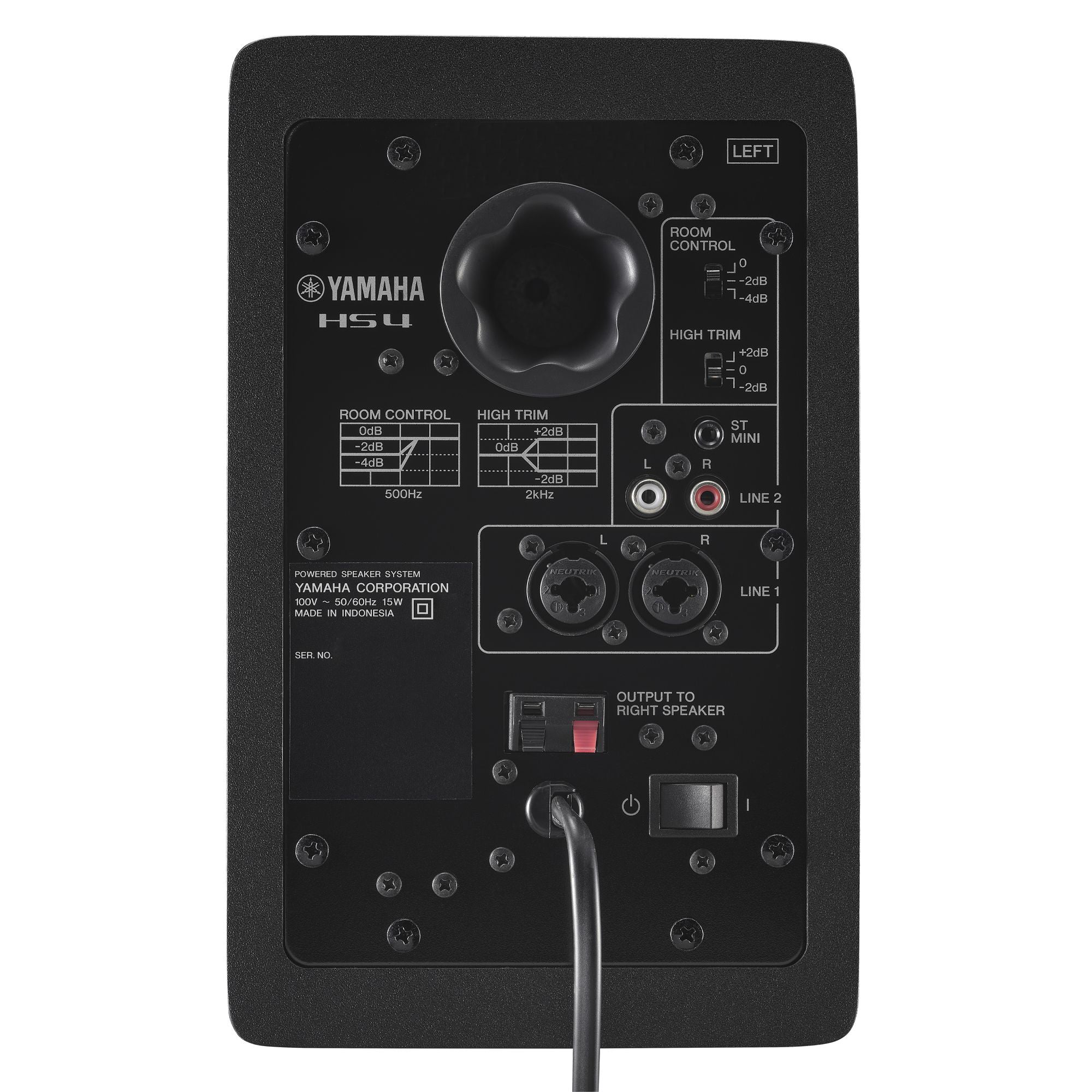 Yamaha HS4 4.5" Powered Studio Monitors, Pair, Black