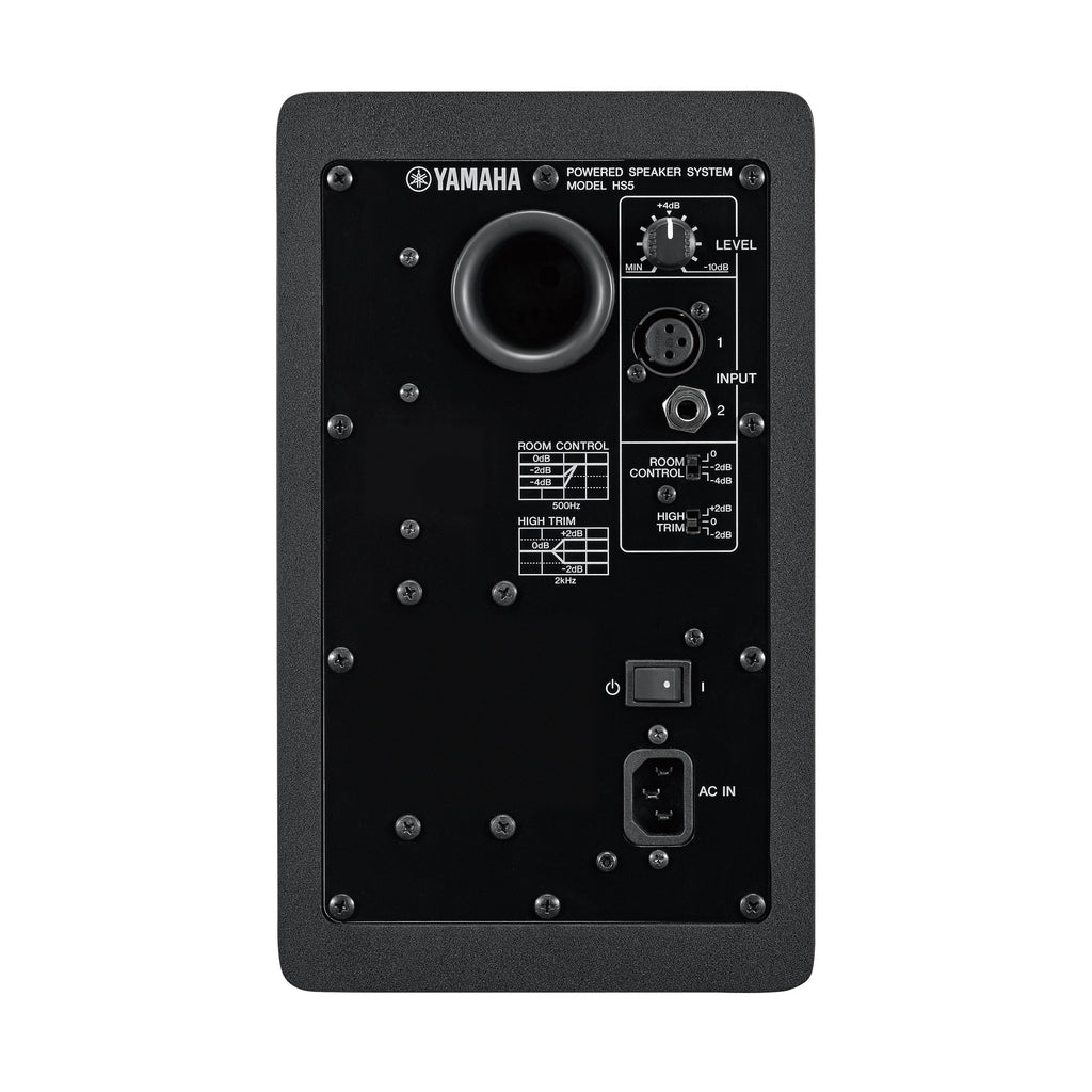 Yamaha HS5 5" Powered Monitor Speaker, Single, Black