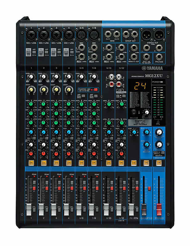Yamaha MG12XU 12-Channel Mixing Console with Effects