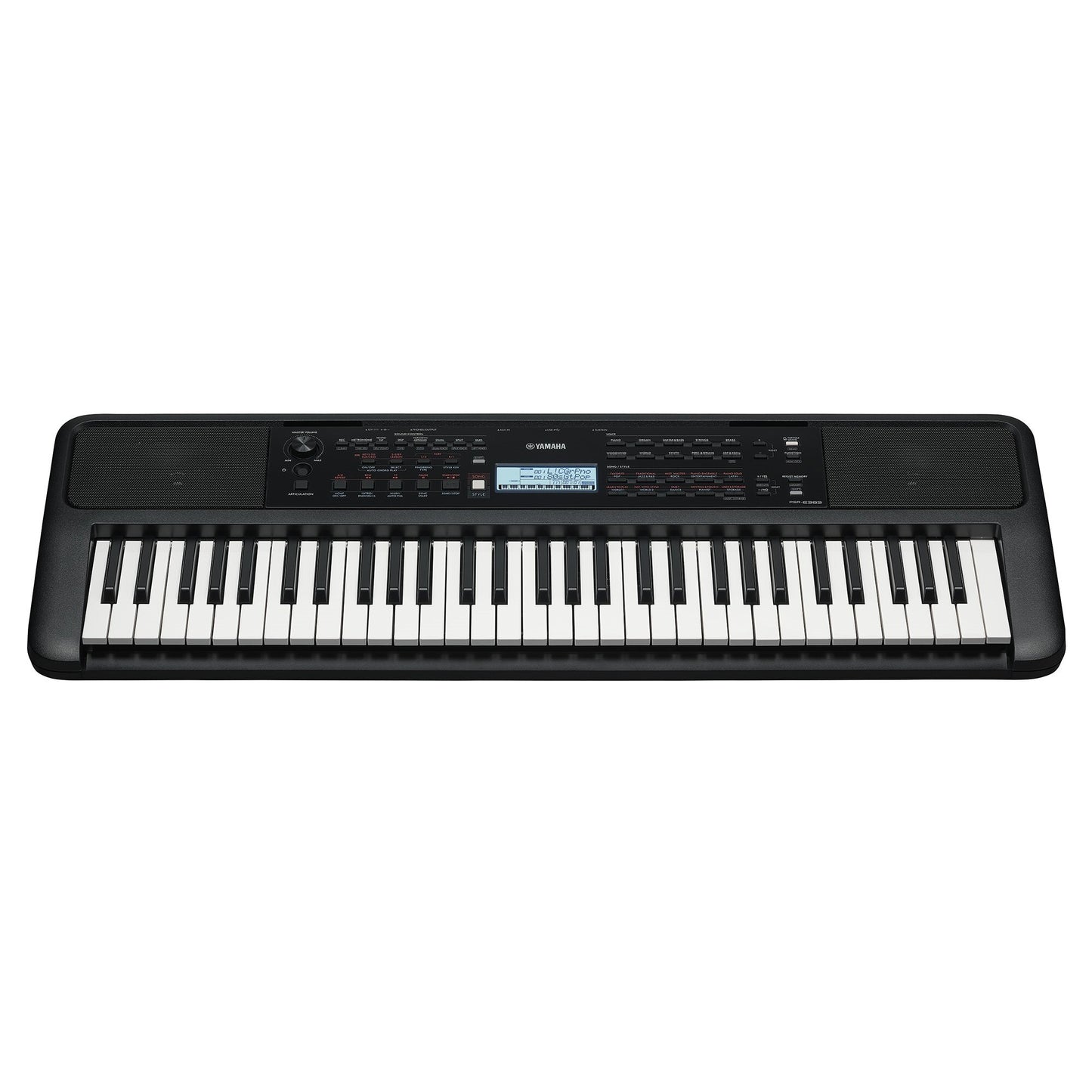 Yamaha PSR-E383 61-Key Portable Keyboard w/PA130 Power Adapter