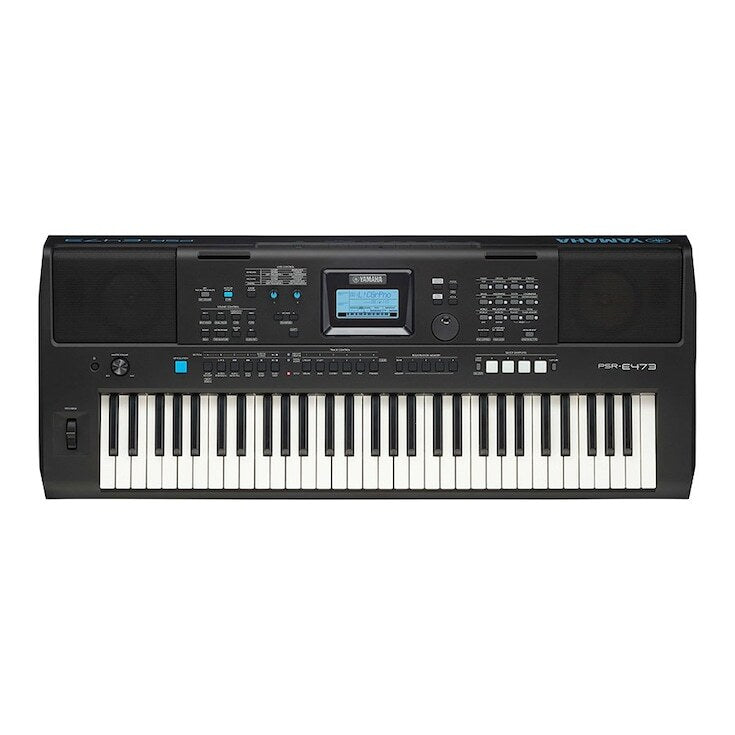 Yamaha PSR-E473 61-Key Portable Keyboard w/Power Adapter
