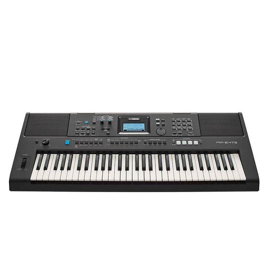Yamaha PSR-E473 61-Key Portable Keyboard w/Power Adapter