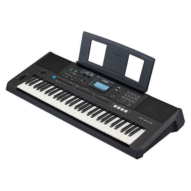 Yamaha PSR-E473 61-Key Portable Keyboard w/Power Adapter