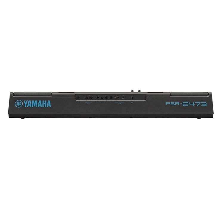 Yamaha PSR-E473 61-Key Portable Keyboard w/Power Adapter