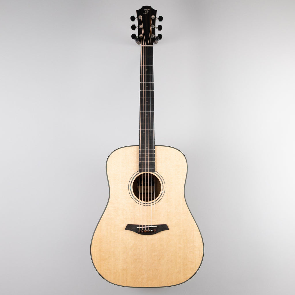 Yellow D-SXa Brown Ebony, Back Stage Exotic Tonewood Series Dreadnaught with Hard Case