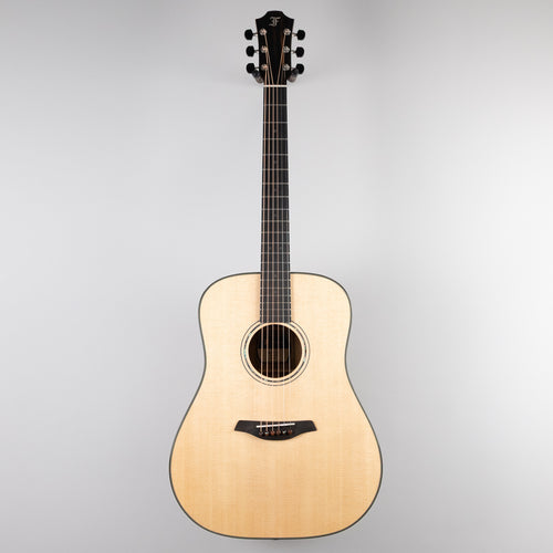 Yellow D-SXa Brown Ebony, Back Stage Exotic Tonewood Series Dreadnaught with Hard Case