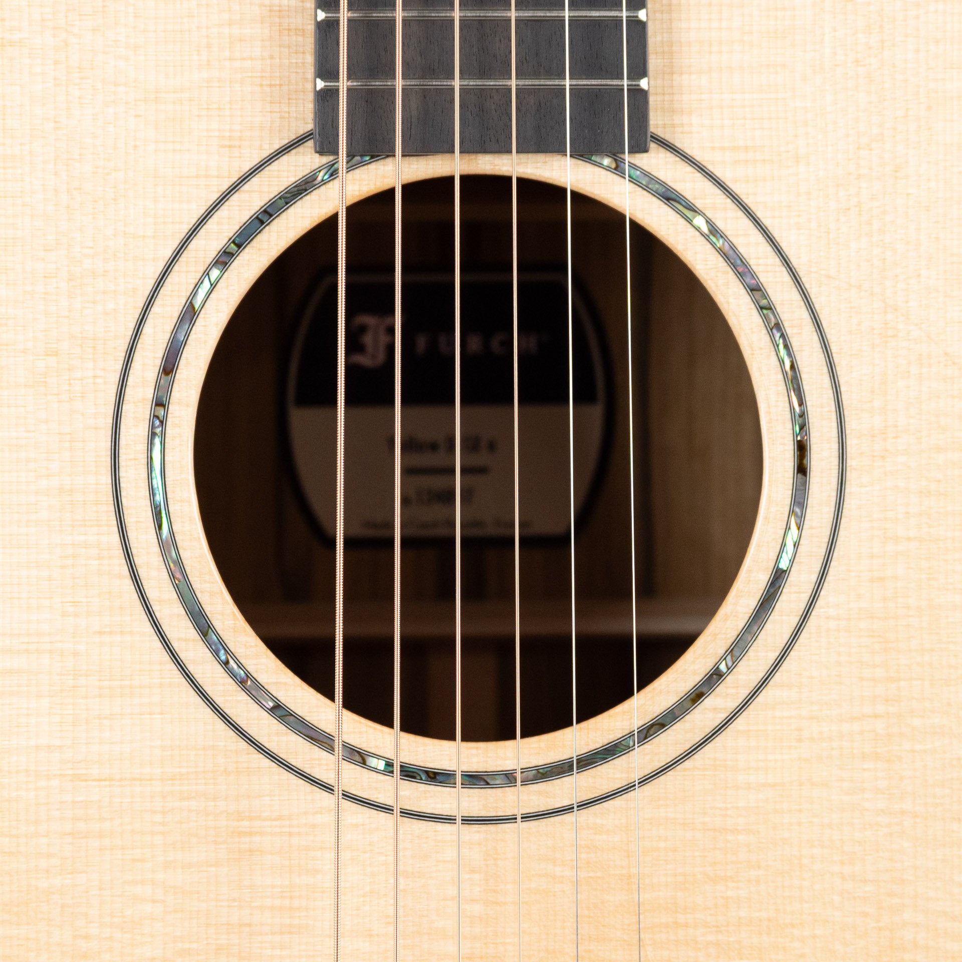 Yellow D-SXa Brown Ebony, Back Stage Exotic Tonewood Series Dreadnaught with Hard Case