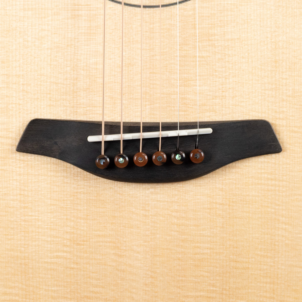 Yellow D-SXa Brown Ebony, Back Stage Exotic Tonewood Series Dreadnaught with Hard Case