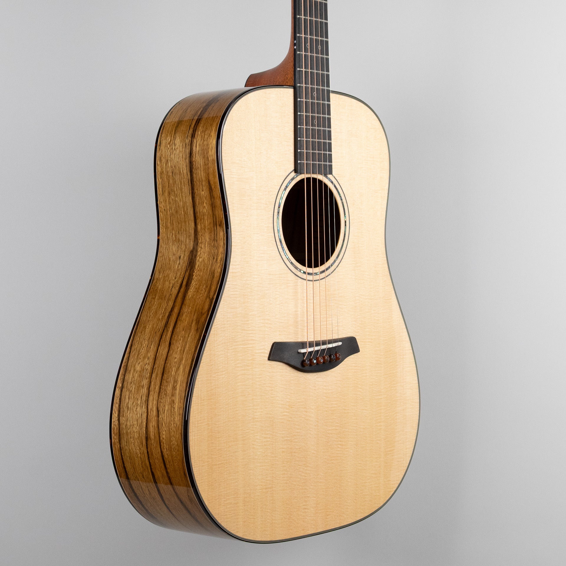 Furch Yellow D-SXa Brown Ebony, Back Stage Exotic Tonewood Series Dreadnaught with Hard Case
