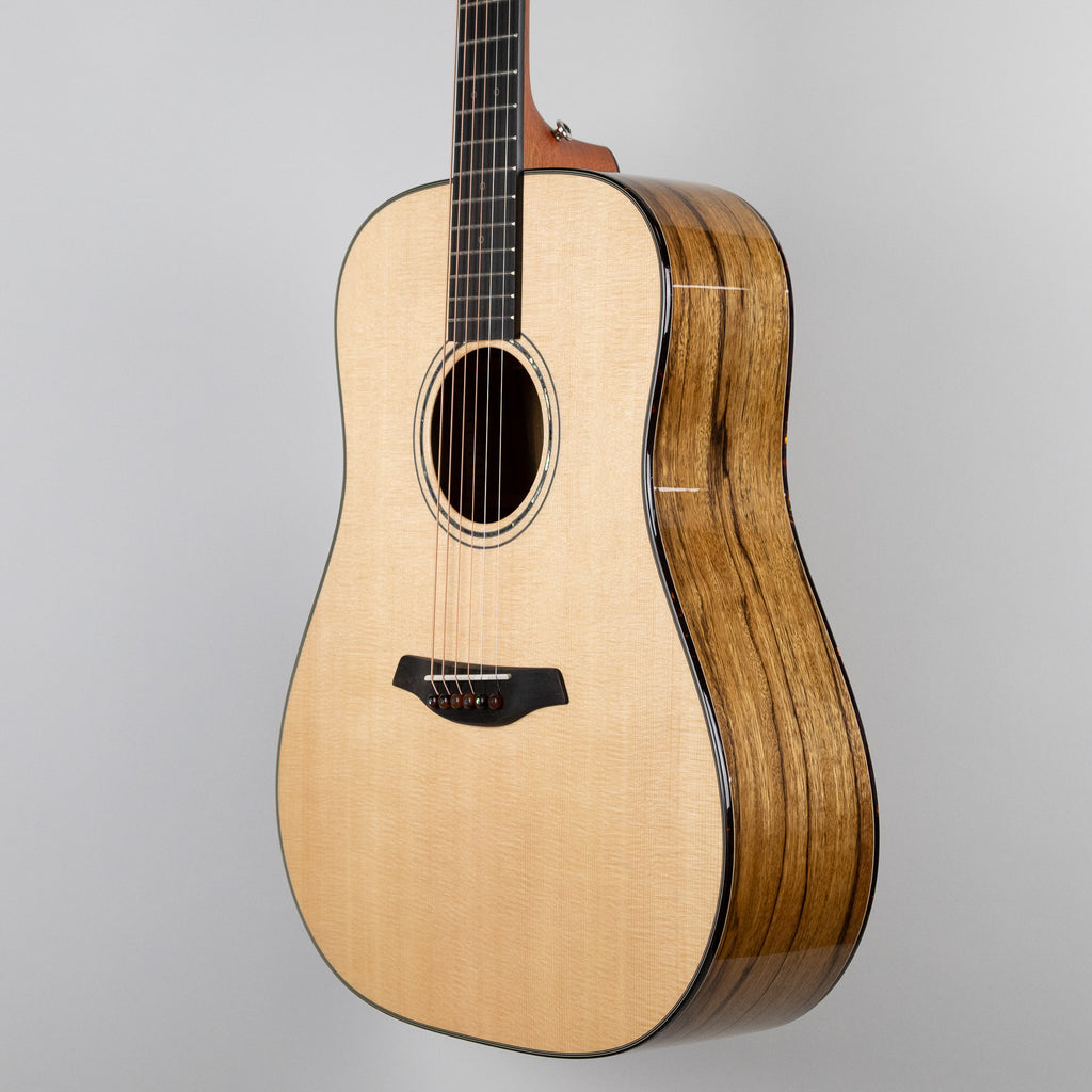 Yellow D-SXa Brown Ebony, Back Stage Exotic Tonewood Series Dreadnaught with Hard Case