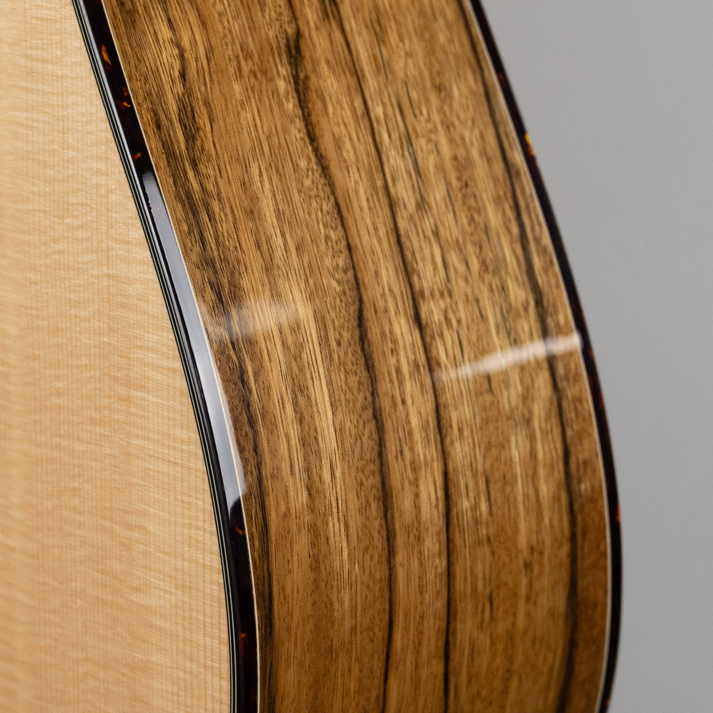 Yellow D-SXa Brown Ebony, Back Stage Exotic Tonewood Series Dreadnaught with Hard Case