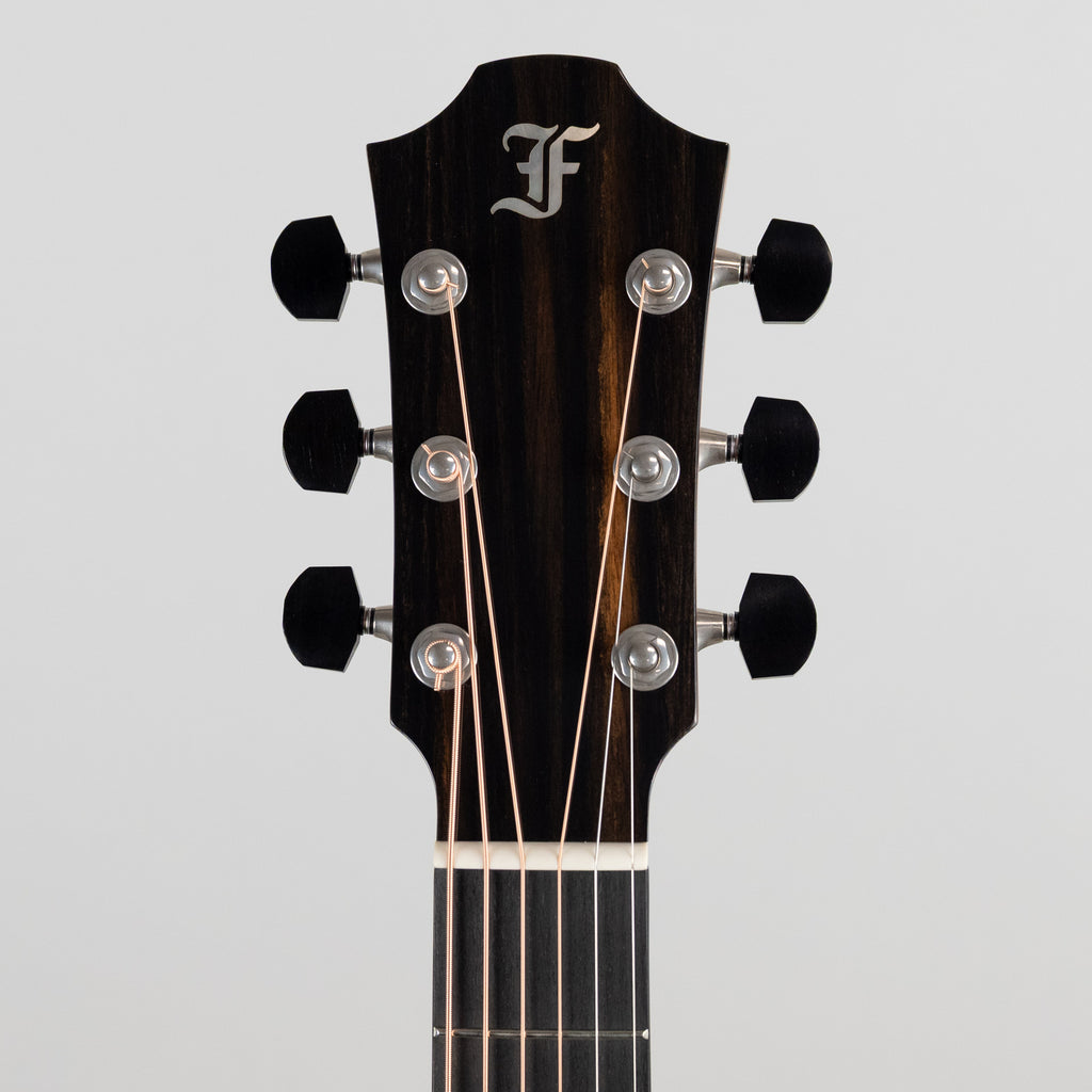 Yellow D-SXa Brown Ebony, Back Stage Exotic Tonewood Series Dreadnaught with Hard Case