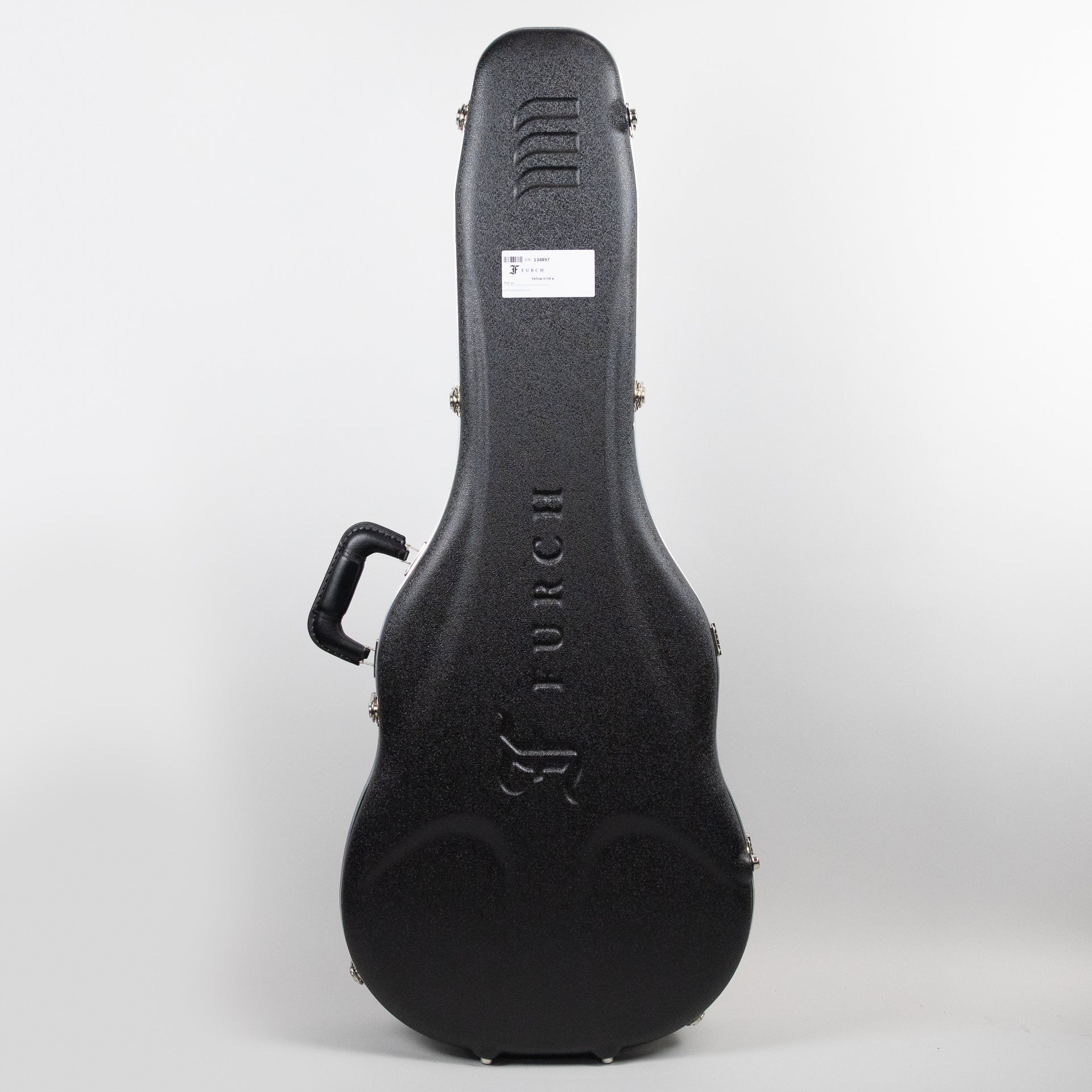 Yellow D-SXa Brown Ebony, Back Stage Exotic Tonewood Series Dreadnaught with Hard Case