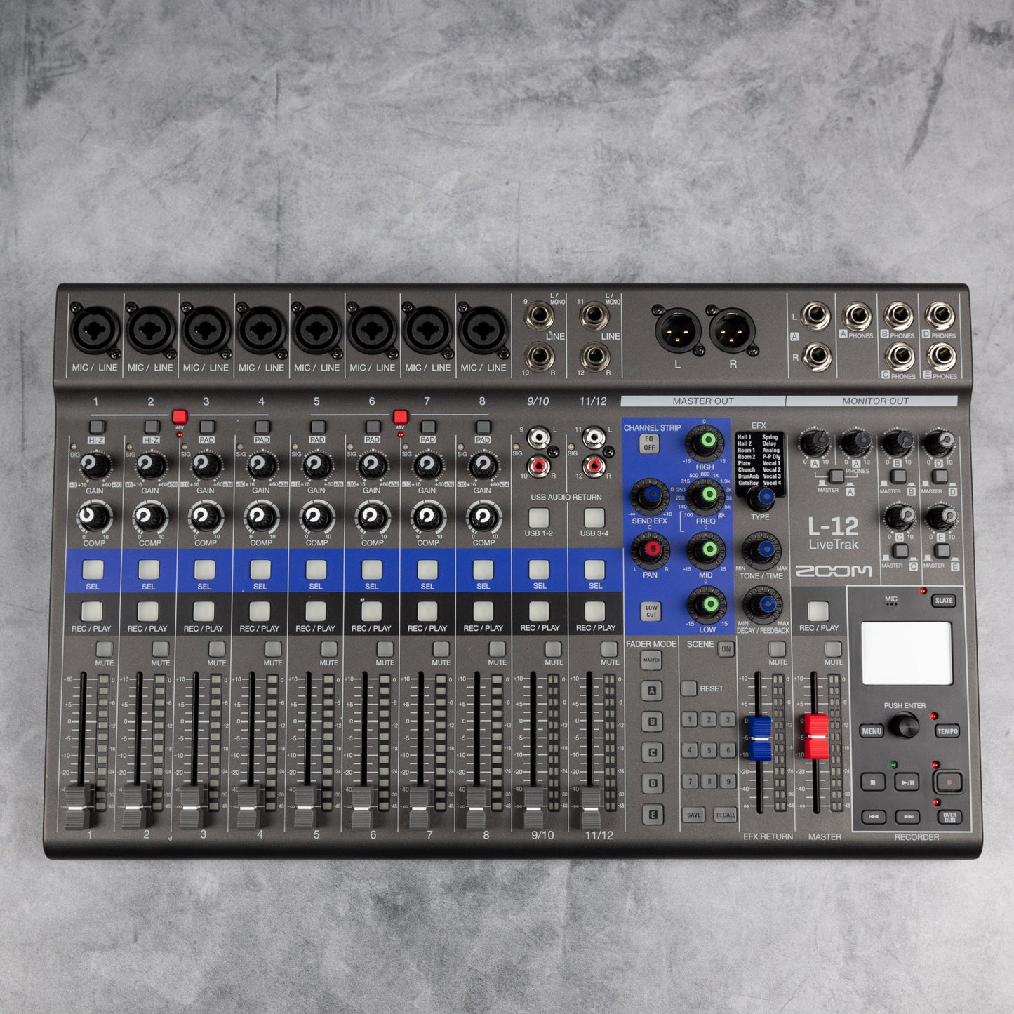 Zoom LiveTrak L-12 Live Mixing/Digital Recorder Console