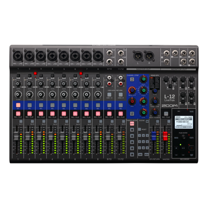 Zoom LiveTrak L-12 Live Mixing/Digital Recorder Console