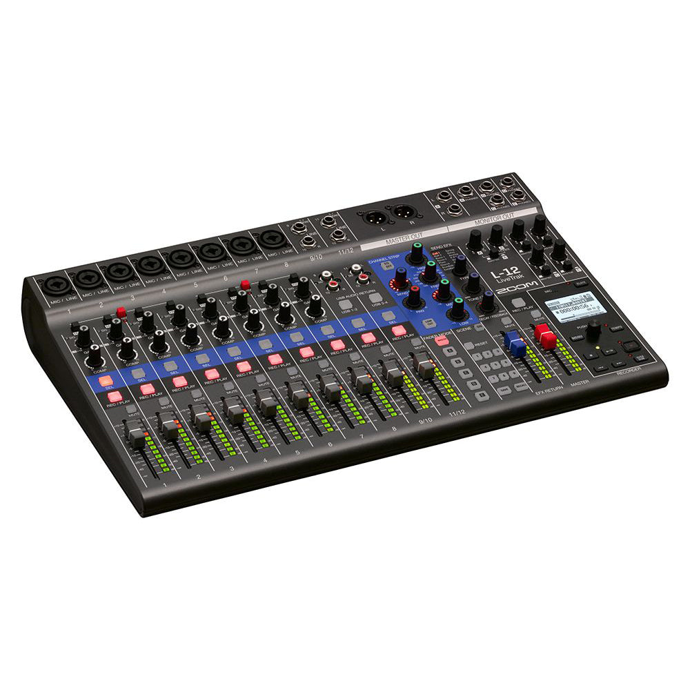 Zoom LiveTrak L-12 Live Mixing/Digital Recorder Console