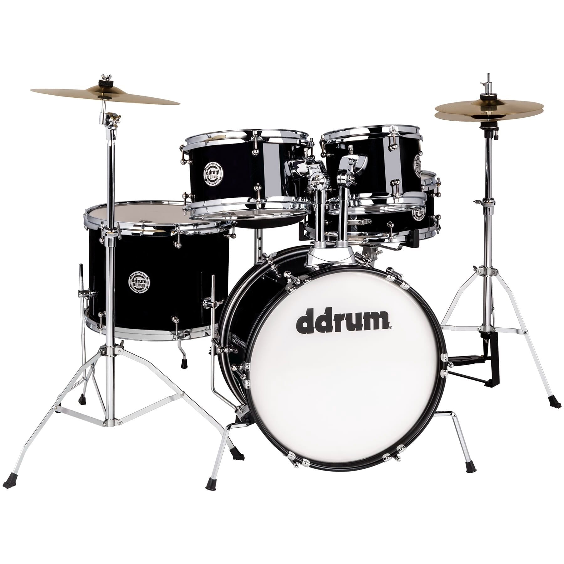 ddrum D1 Jr. Drum Set, Midnight Black