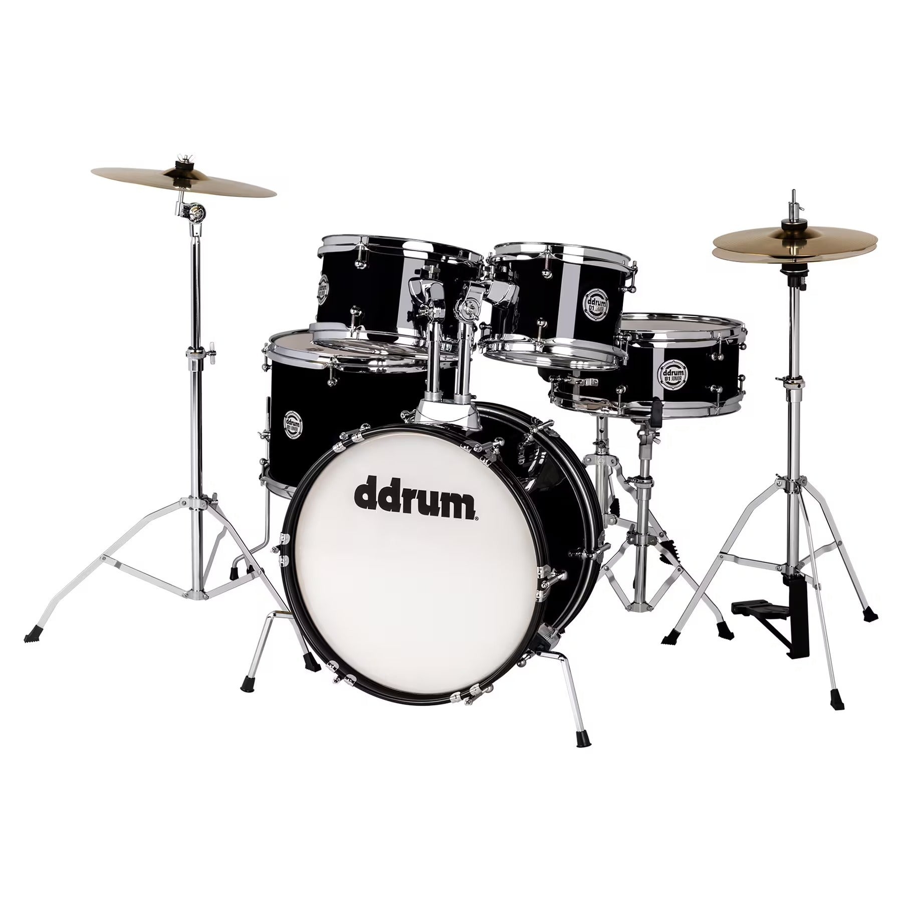 ddrum D1 Jr. Drum Set, Midnight Black