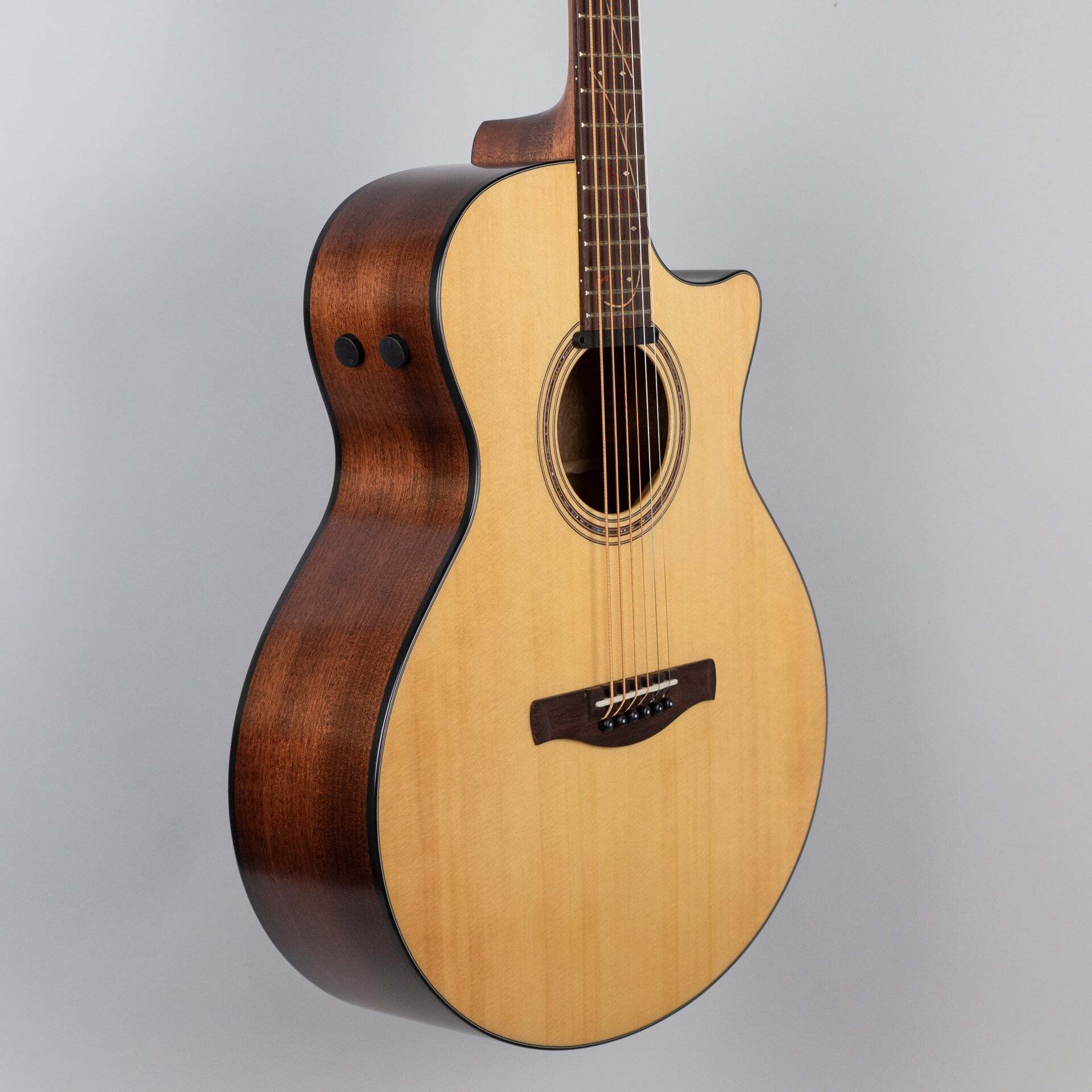 Ibanez AE275BT-LGS Baritone Acoustic/Electric Guitar in Natural Low Gloss