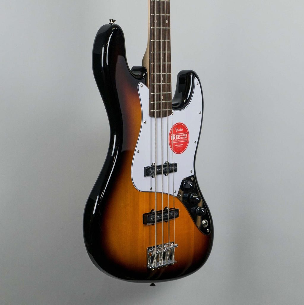Squier Affinity Series Jazz Bass Guitar in Brown Sunburst