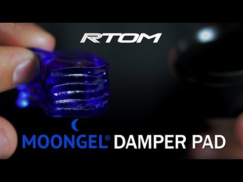RTOM Moongel Damper Pads, Blue, 6-Pack