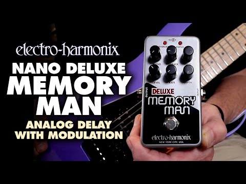 Electro-Harmonix Nano Deluxe Memory Man Analog Delay Chorus Vibrato Pedal