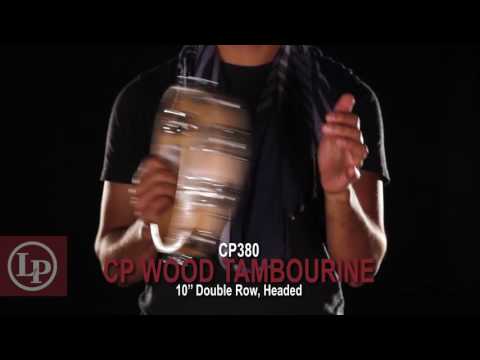 LP 10" CP Double Row Head Tambourine Steel